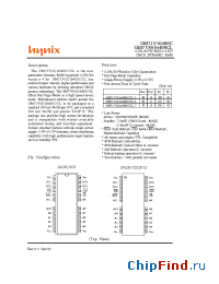 Datasheet GM71VS16400C/CL-6 manufacturer Hynix