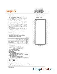 Datasheet GM71VS65163C/CLJ-5 manufacturer Hynix
