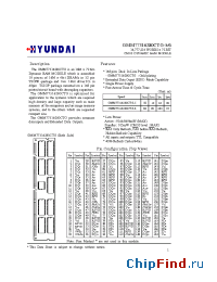 Datasheet GMM77316280CTG-5 manufacturer Hynix
