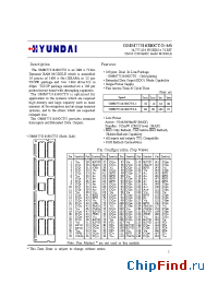 Datasheet GMM77316380CTG-6 manufacturer Hynix