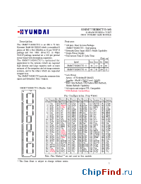 Datasheet GMM7738280CTG manufacturer Hynix