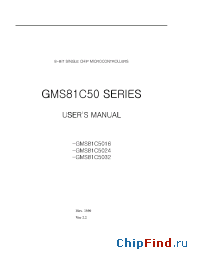 Datasheet GMS81C5024 manufacturer Hynix