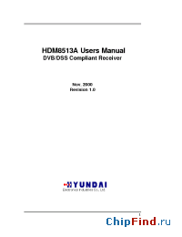 Datasheet HDM8513AT manufacturer Hynix
