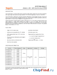 Datasheet HY57V561620LT manufacturer Hynix