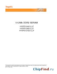 Datasheet HY5PS121621F manufacturer Hynix