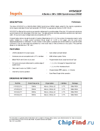 Datasheet HY5V52CF manufacturer Hynix