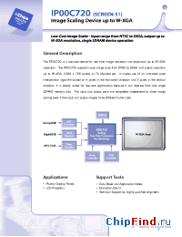 Datasheet IP00C720 manufacturer I-Chips