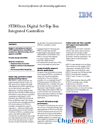 Datasheet STB03XXX manufacturer IBM