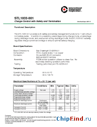 Datasheet STL1033-001 manufacturer ICC