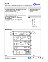 Datasheet iC-OGBLCC manufacturer IC Haus