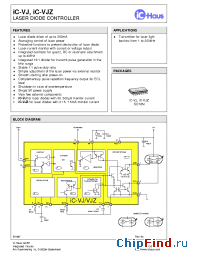 Datasheet iC-VJ-SO16N manufacturer IC Haus