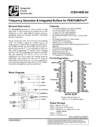 Datasheet ICS9148BF-04 manufacturer ICST