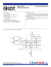 Datasheet 29FCT520T manufacturer IDT