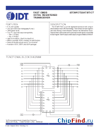 Datasheet 29FCT52T manufacturer IDT