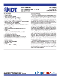 Datasheet 5V9885NLGI manufacturer IDT
