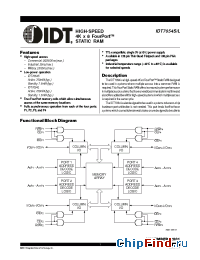 Datasheet 7054 manufacturer IDT