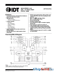 Datasheet 70V27 manufacturer IDT