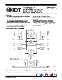 Datasheet 70V7288 manufacturer IDT
