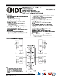 Datasheet 70V7339 manufacturer IDT