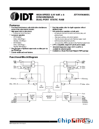 Datasheet 70V908 manufacturer IDT