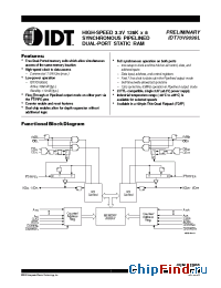 Datasheet 70V9099 manufacturer IDT