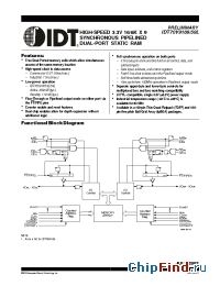 Datasheet 70V9169 manufacturer IDT