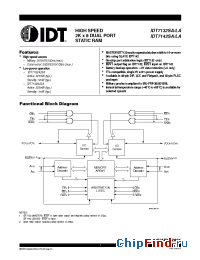 Datasheet 7142 manufacturer IDT