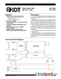 Datasheet 7164S manufacturer IDT