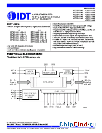 Datasheet 72V15320 manufacturer IDT