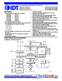 Datasheet 72V3640 manufacturer IDT
