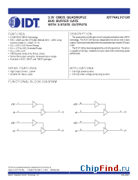 Datasheet 74ALVC126 manufacturer IDT