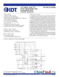 Datasheet 74ALVC162268 manufacturer IDT