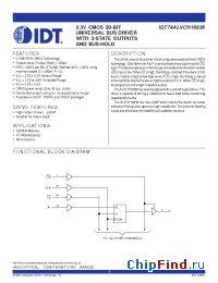 Datasheet 74ALVCH16836 manufacturer IDT