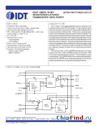 Datasheet 74FCT162511T manufacturer IDT
