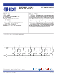 Datasheet 74FCT2374T manufacturer IDT