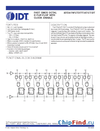 Datasheet 74FCT377T manufacturer IDT