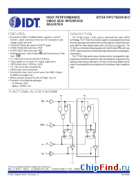 Datasheet 74FCT823 manufacturer IDT