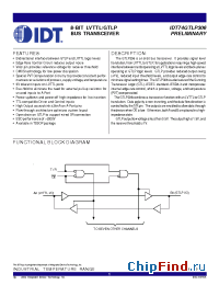 Datasheet 74GTLP306 manufacturer IDT