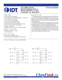 Datasheet 74LVCH2244A manufacturer IDT