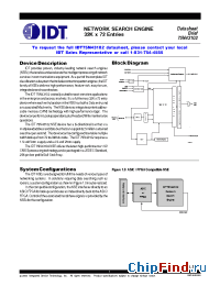 Datasheet 75N43102S50BC manufacturer IDT
