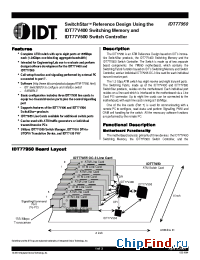 Datasheet 77950 manufacturer IDT