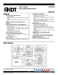 Datasheet 79S465 manufacturer IDT