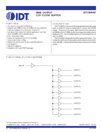 Datasheet IDT2309NZ-1HPGG manufacturer IDT