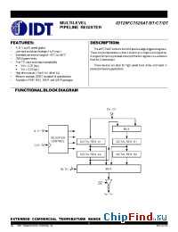 Datasheet IDT29FCT520CTB manufacturer IDT