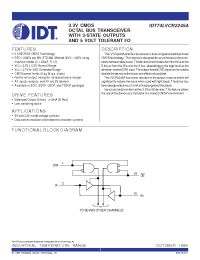 Datasheet IDT40LVCR2245ASO manufacturer IDT