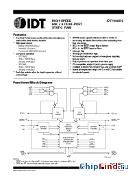 Datasheet IDT7008S-25 manufacturer IDT