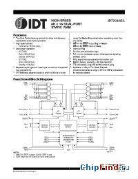 Datasheet IDT7035 manufacturer IDT