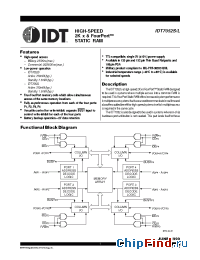 Datasheet IDT7052S-25 manufacturer IDT