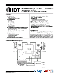 Datasheet IDT70824S-20 manufacturer IDT