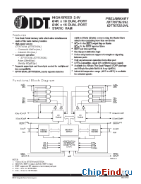 Datasheet IDT70T24 manufacturer IDT